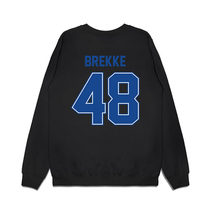 Boise State - NCAA Football : Ryan Brekke - Vintage Helmet Premium Crewneck Sweatshirt-1