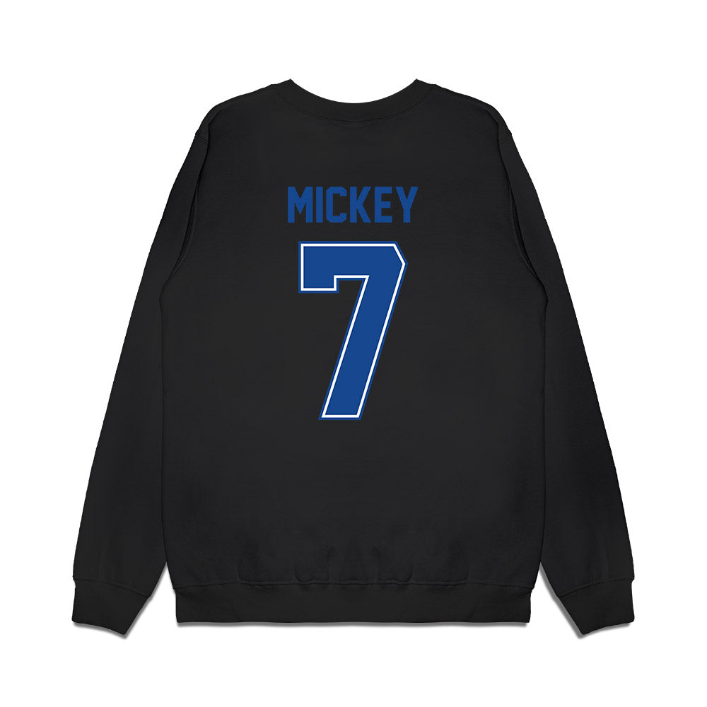 Boise State - NCAA Football : Jaden Mickey - Vintage Helmet Premium Crewneck Sweatshirt-1