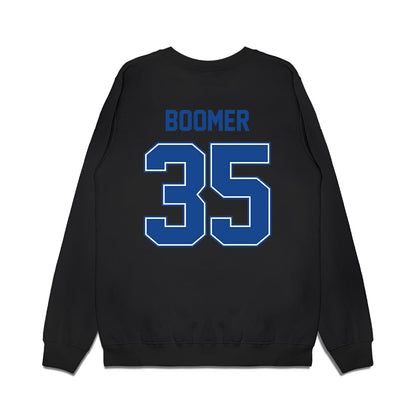 Boise State - NCAA Football : Colton Boomer - Vintage Helmet Premium Crewneck Sweatshirt-1