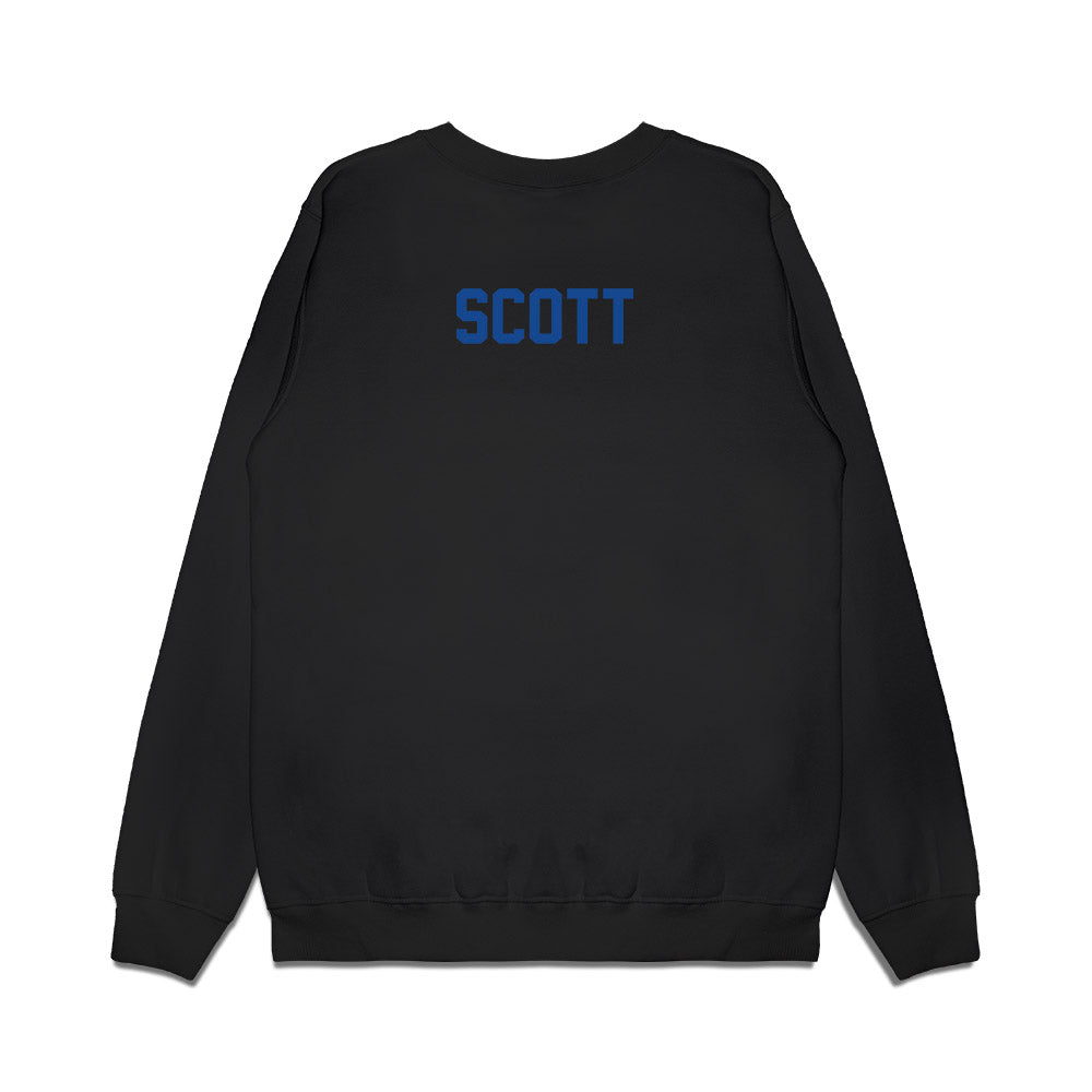Boise State - NCAA Football : Bradan Scott - Vintage Helmet Premium Crewneck Sweatshirt-1