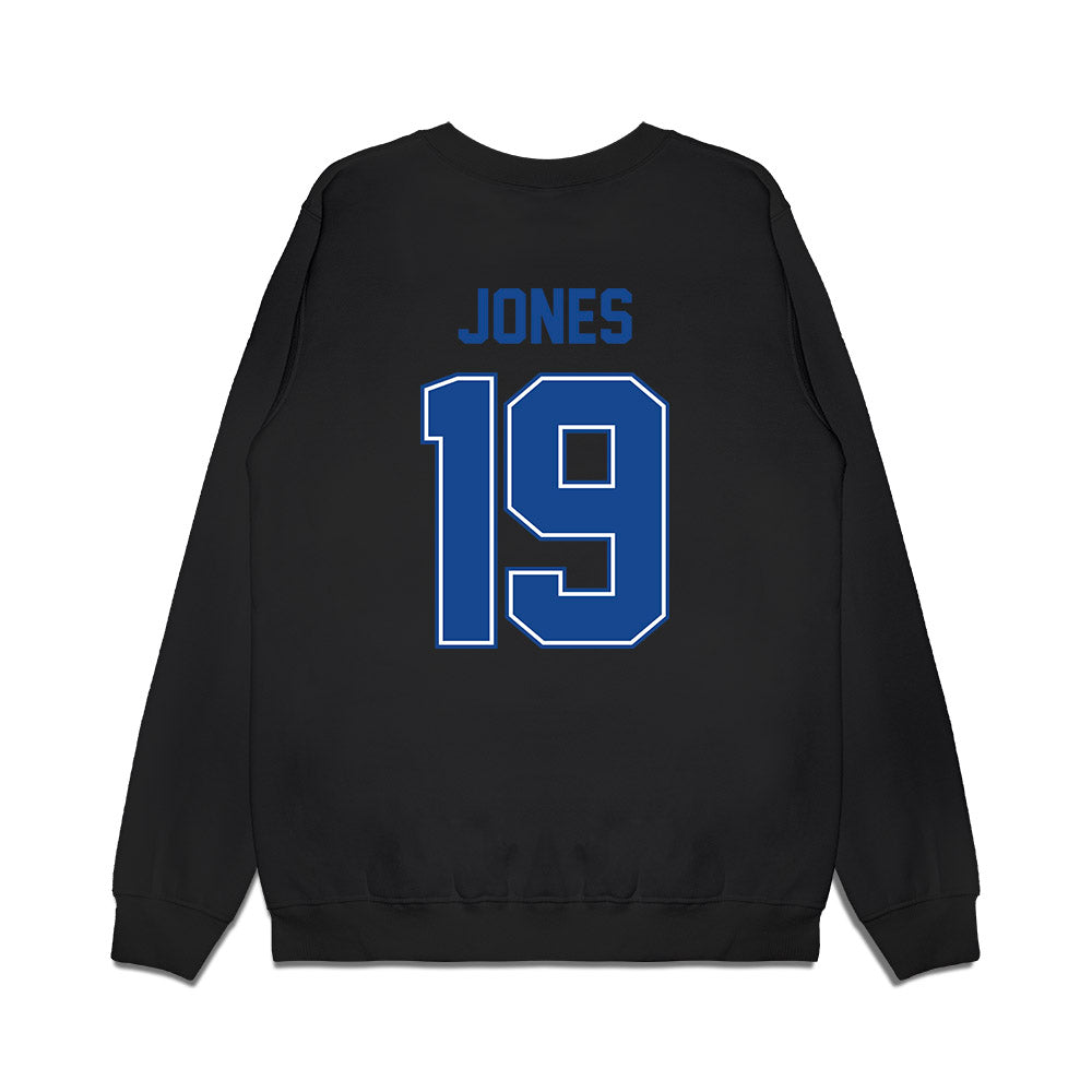 Boise State - NCAA Football : Rasean Jones - Vintage Helmet Premium Crewneck Sweatshirt-1
