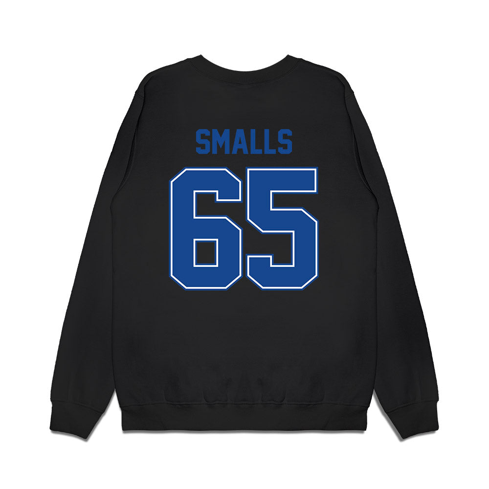 Boise State - NCAA Football : Hakeim Smalls - Vintage Helmet Premium Crewneck Sweatshirt-1
