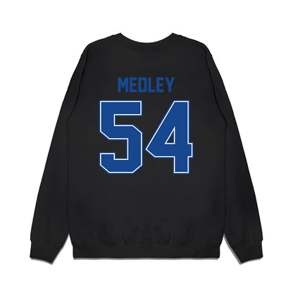 Boise State - NCAA Football : Adonte Medley - Vintage Helmet Premium Crewneck Sweatshirt-1