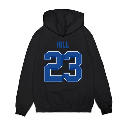 Boise State - NCAA Football : David Hill - Vintage Helmet Premium Hooded Sweatshirt-1