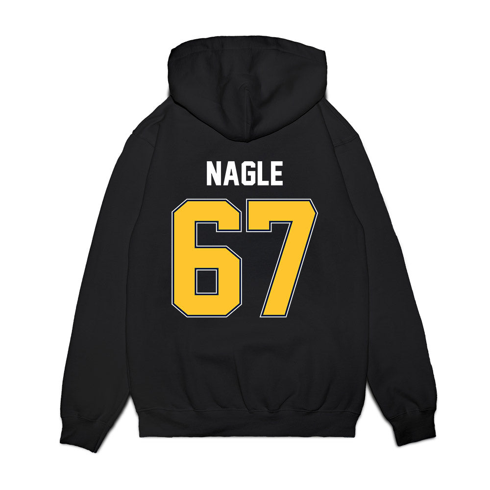 Murray State - NCAA Football : Thatcher Nagle - Vintage Helmet Premium Hooded Sweatshirt-1