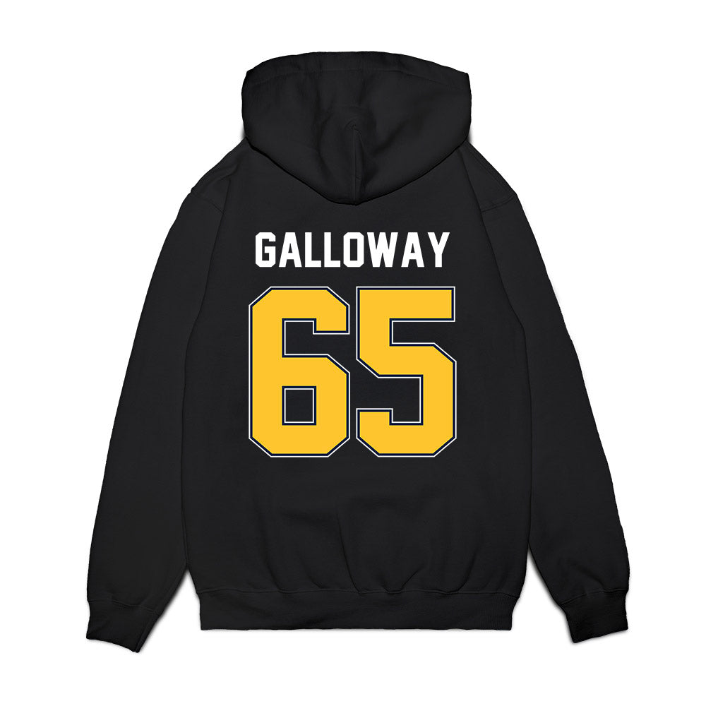 Murray State - NCAA Football : Daz Galloway - Vintage Helmet Premium Hooded Sweatshirt-1
