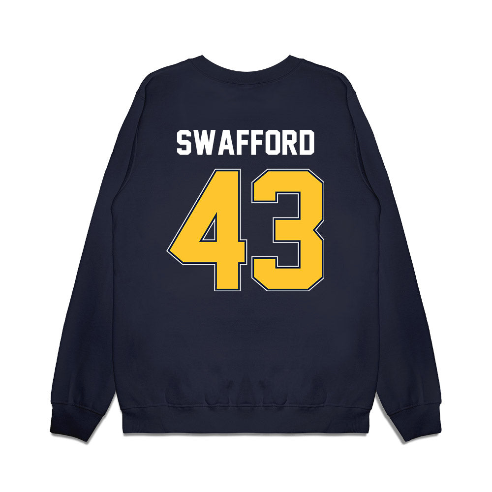 Murray State - NCAA Football : Alex Swafford - Vintage Helmet Premium Crewneck Sweatshirt-1