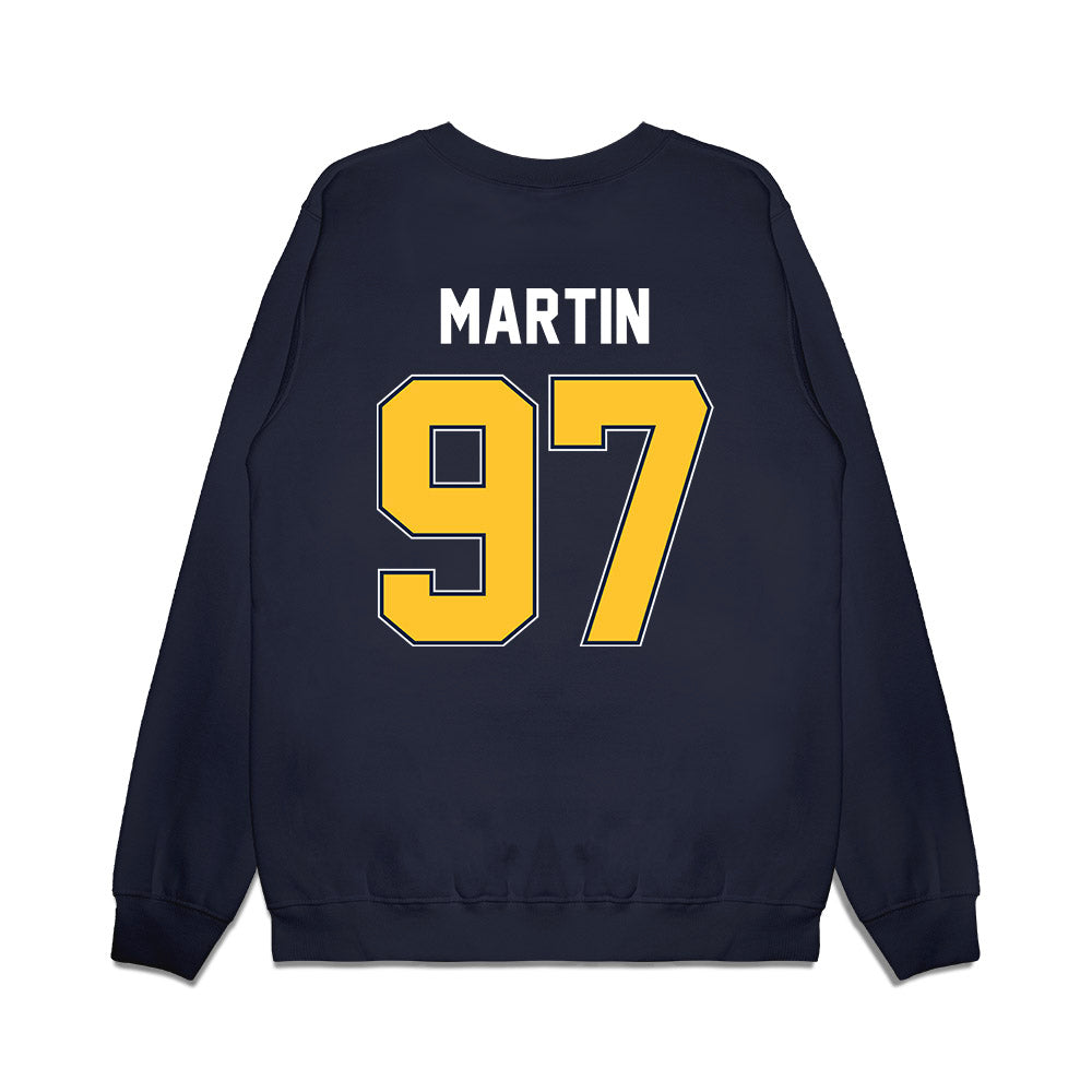 Murray State - NCAA Football : Jerry Martin - Vintage Helmet Premium Crewneck Sweatshirt-1