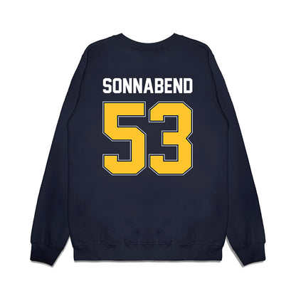 Murray State - NCAA Football : Jordan Sonnabend - Vintage Helmet Premium Crewneck Sweatshirt-1