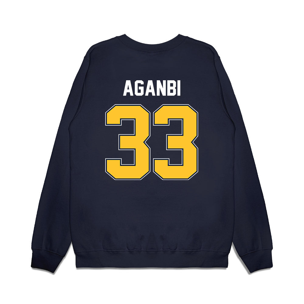 Murray State - NCAA Football : Daniel Aganbi - Vintage Helmet Premium Crewneck Sweatshirt-1