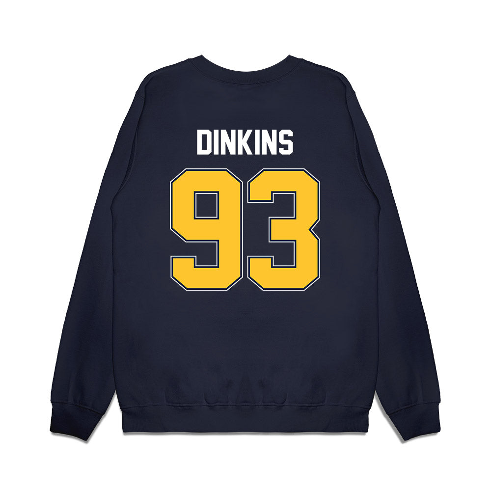 Murray State - NCAA Football : Vincent Dinkins - Vintage Helmet Premium Crewneck Sweatshirt-1