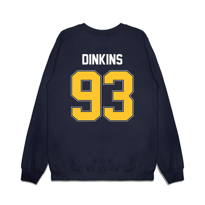 Murray State - NCAA Football : Vincent Dinkins - Vintage Helmet Premium Crewneck Sweatshirt-1