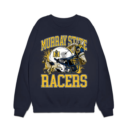 Murray State - NCAA Football : Cooper Ford - Vintage Helmet Premium Crewneck Sweatshirt-0