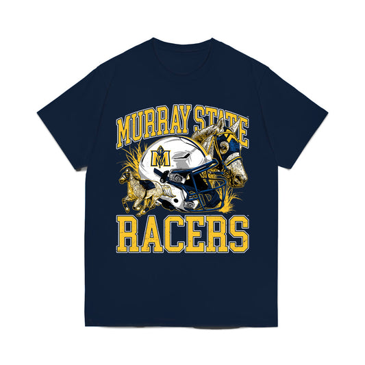 Murray State - NCAA Football : Brayden Hightower - Vintage Helmet Comfort Colors T-Shirt-0