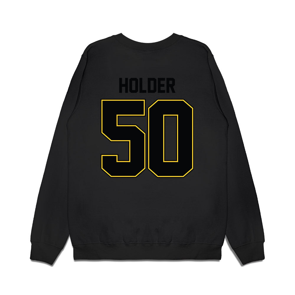 PLU - NCAA Football : Joshua Holder - Vintage Helmet Premium Crewneck Sweatshirt-1