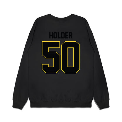 PLU - NCAA Football : Joshua Holder - Vintage Helmet Premium Crewneck Sweatshirt-1