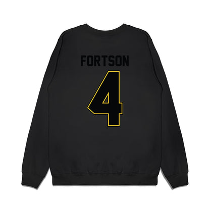 PLU - NCAA Football : Kellen Fortson - Vintage Helmet Premium Crewneck Sweatshirt-1