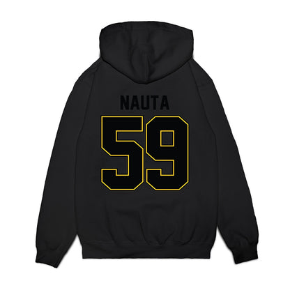 PLU - NCAA Football : Connor Nauta - Vintage Helmet Premium Hooded Sweatshirt-1