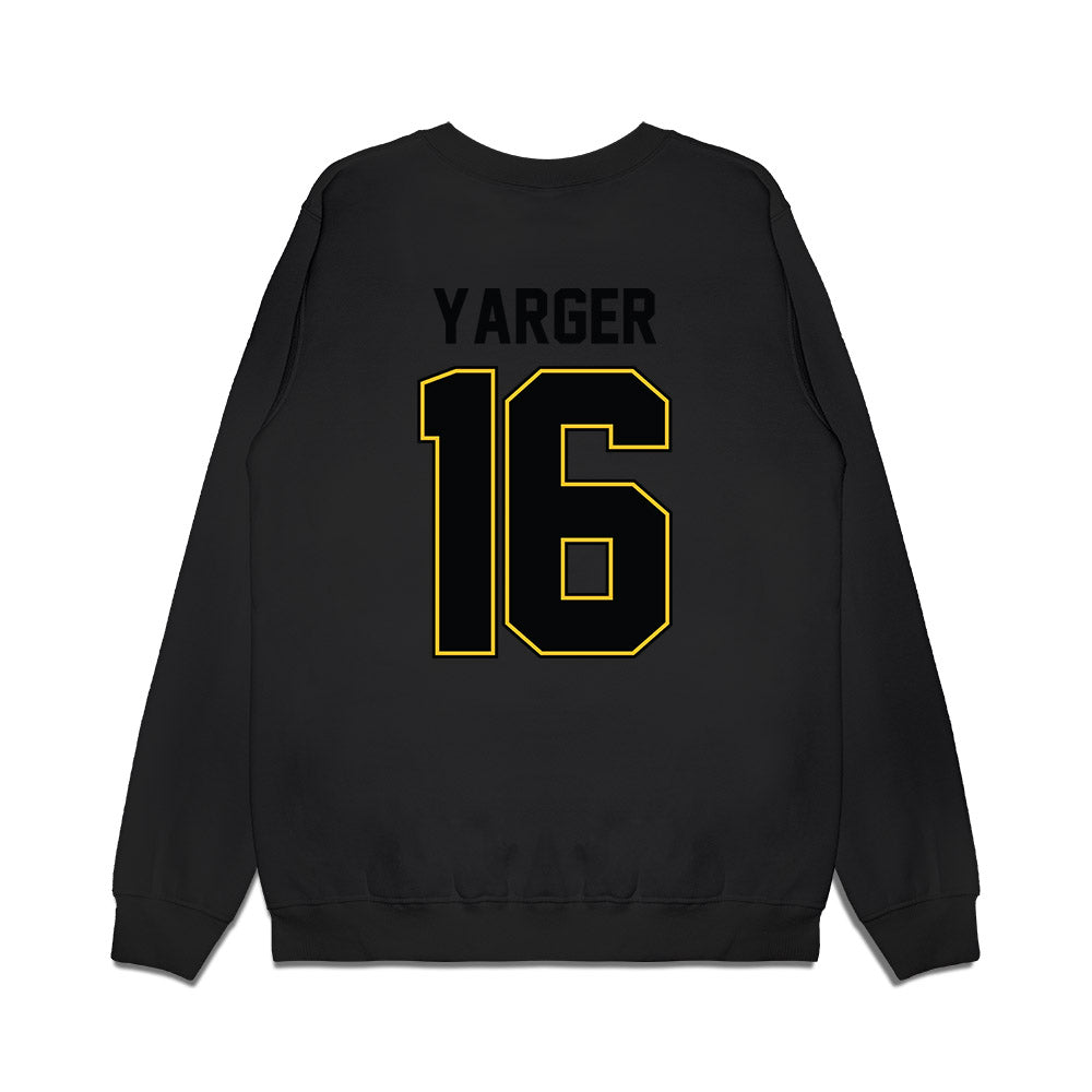 PLU - NCAA Football : Tyler Yarger - Vintage Helmet Premium Crewneck Sweatshirt-1