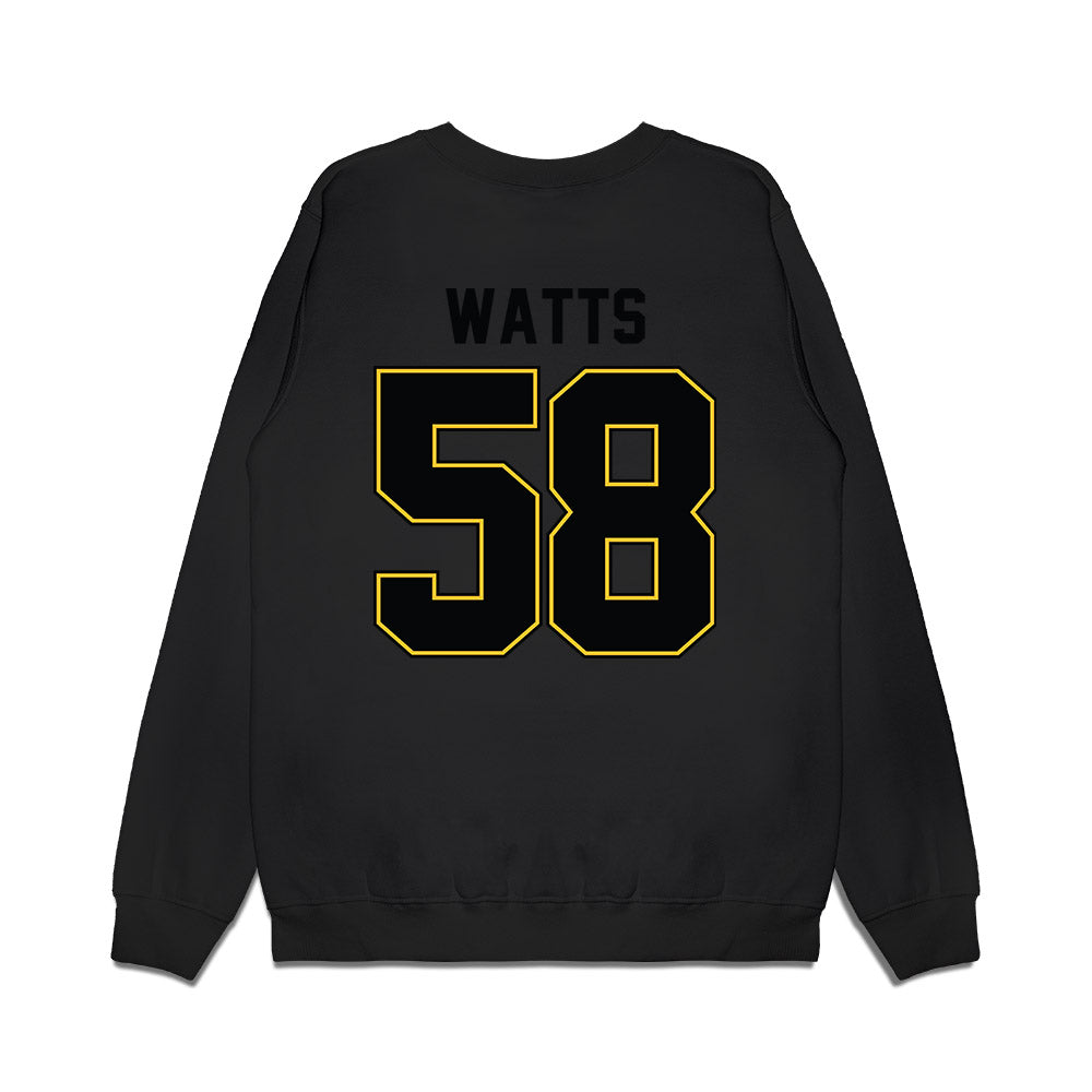 PLU - NCAA Football : Kaden Watts - Vintage Helmet Premium Crewneck Sweatshirt-1