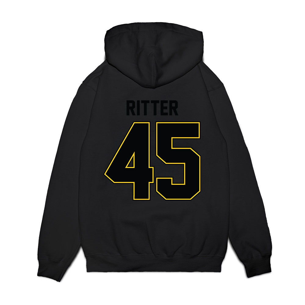 PLU - NCAA Football : Alex Ritter - Vintage Helmet Premium Hooded Sweatshirt-1