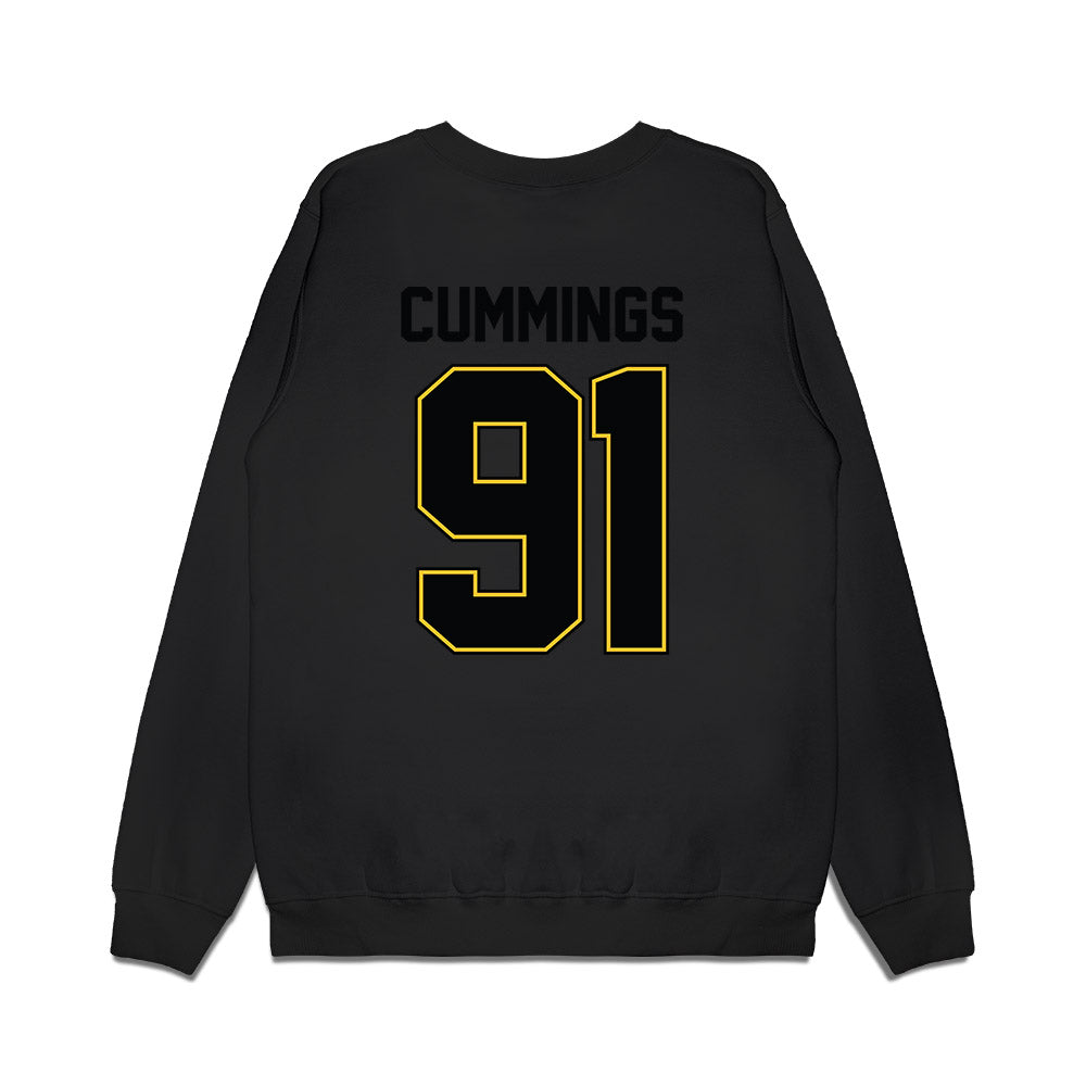 PLU - NCAA Football : Calvin Cummings - Vintage Helmet Premium Crewneck Sweatshirt-1