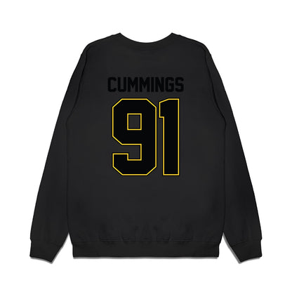 PLU - NCAA Football : Calvin Cummings - Vintage Helmet Premium Crewneck Sweatshirt-1