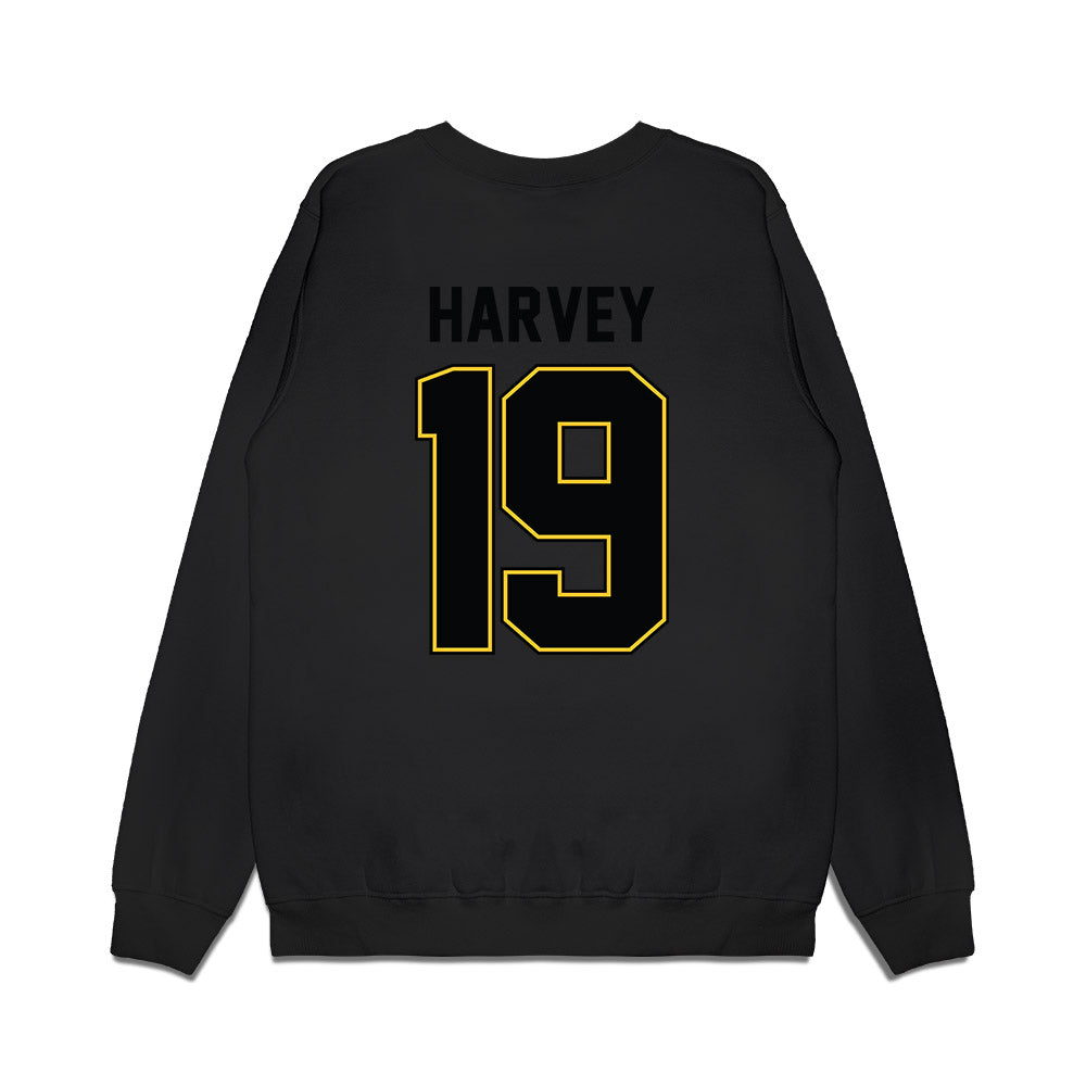 PLU - NCAA Football : Evan Harvey - Vintage Helmet Premium Crewneck Sweatshirt-1