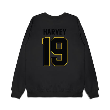 PLU - NCAA Football : Evan Harvey - Vintage Helmet Premium Crewneck Sweatshirt-1
