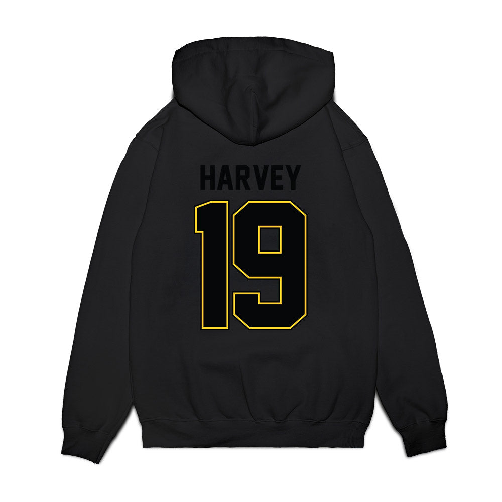 PLU - NCAA Football : Evan Harvey - Vintage Helmet Premium Hooded Sweatshirt-1