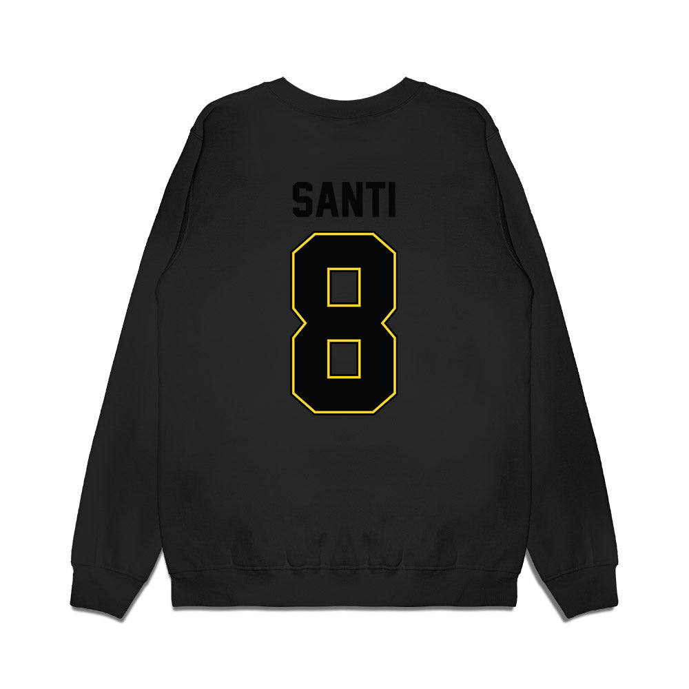 PLU - NCAA Football : Preston Santi - Vintage Helmet Premium Crewneck Sweatshirt-1