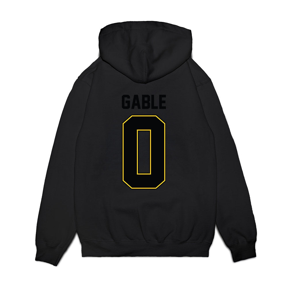 PLU - NCAA Football : Zachary Gable - Vintage Helmet Premium Hooded Sweatshirt-1