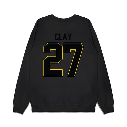 PLU - NCAA Football : Brycen Clay - Vintage Helmet Premium Crewneck Sweatshirt-1