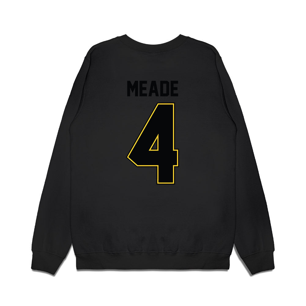 PLU - NCAA Football : Connor Meade - Vintage Helmet Premium Crewneck Sweatshirt-1