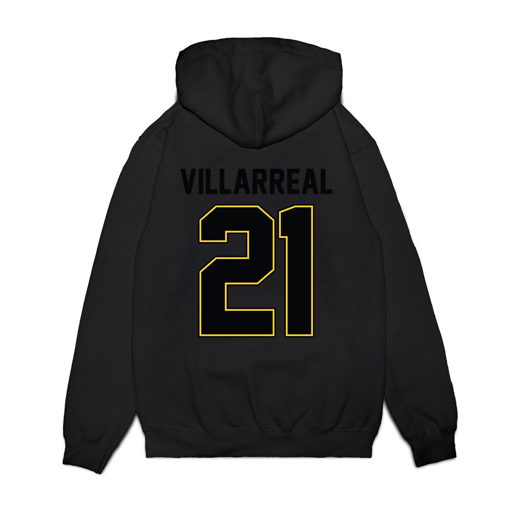 PLU - NCAA Football : Logan Villarreal - Vintage Helmet Premium Hooded Sweatshirt-1
