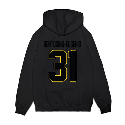 PLU - NCAA Football : Kalani Bentosino-Eugenio - Vintage Helmet Premium Hooded Sweatshirt-1