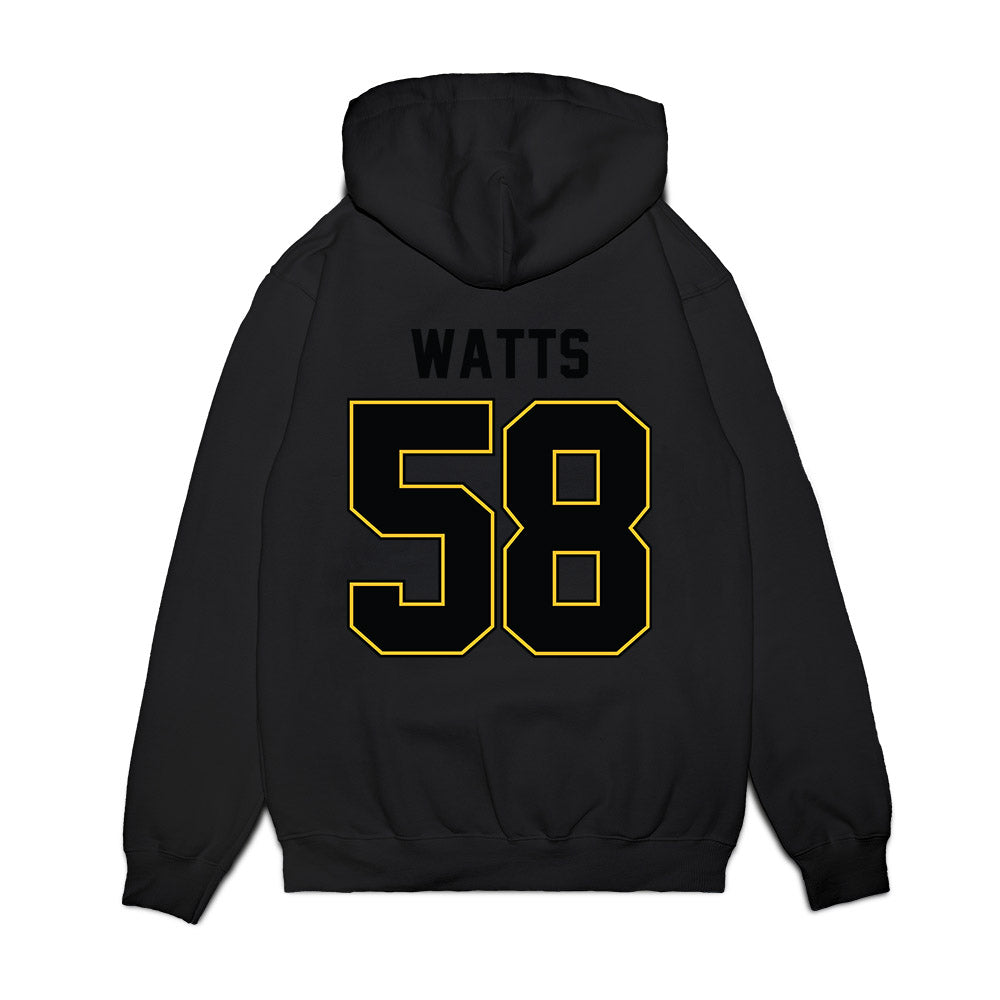 PLU - NCAA Football : Kaden Watts - Vintage Helmet Premium Hooded Sweatshirt-1