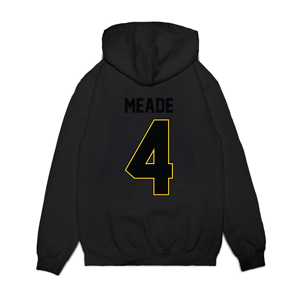 PLU - NCAA Football : Connor Meade - Vintage Helmet Premium Hooded Sweatshirt-1