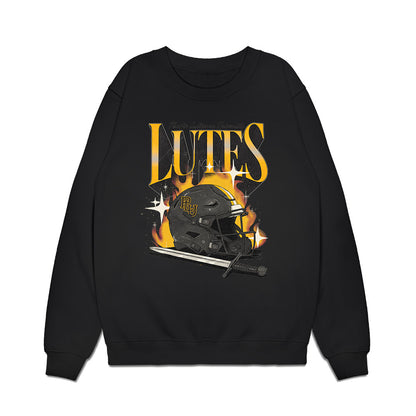 PLU - NCAA Football : Will Frank - Vintage Helmet Premium Crewneck Sweatshirt-0