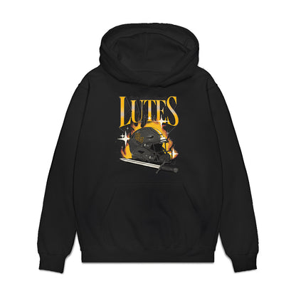 PLU - NCAA Football : Will Frank - Vintage Helmet Premium Hooded Sweatshirt-0