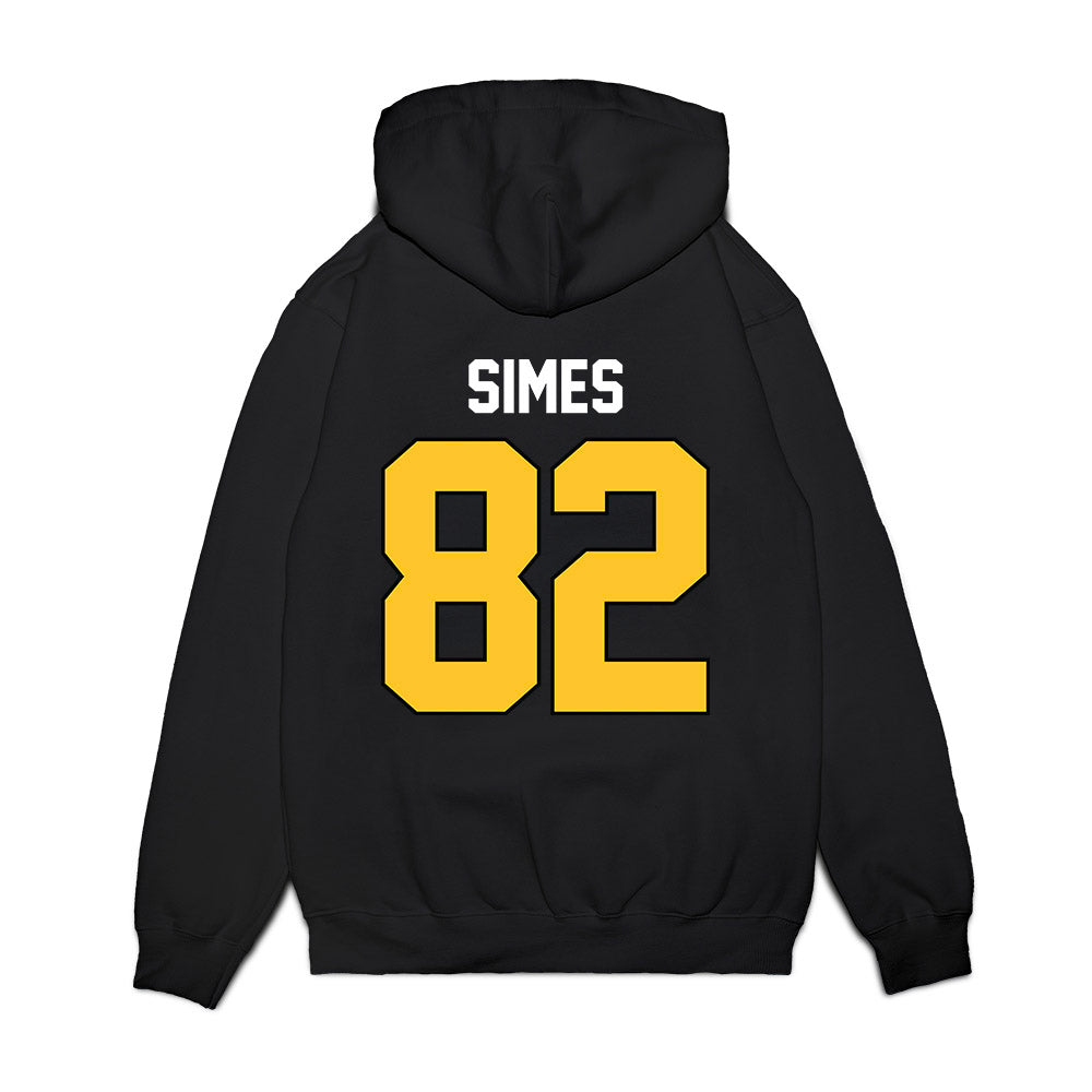 Ferris State - NCAA Football : Kevin Simes - Vintage Helmet Premium Hooded Sweatshirt-1