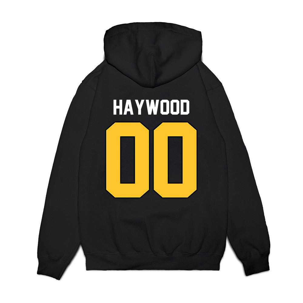 Ferris State - NCAA Football : Zackory Haywood - Vintage Helmet Premium Hooded Sweatshirt-1