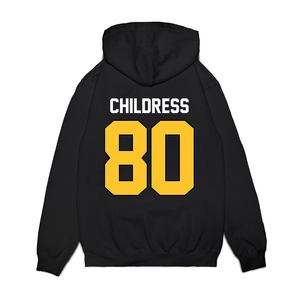 Ferris State - NCAA Football : Braeden Childress - Vintage Helmet Premium Hooded Sweatshirt-1
