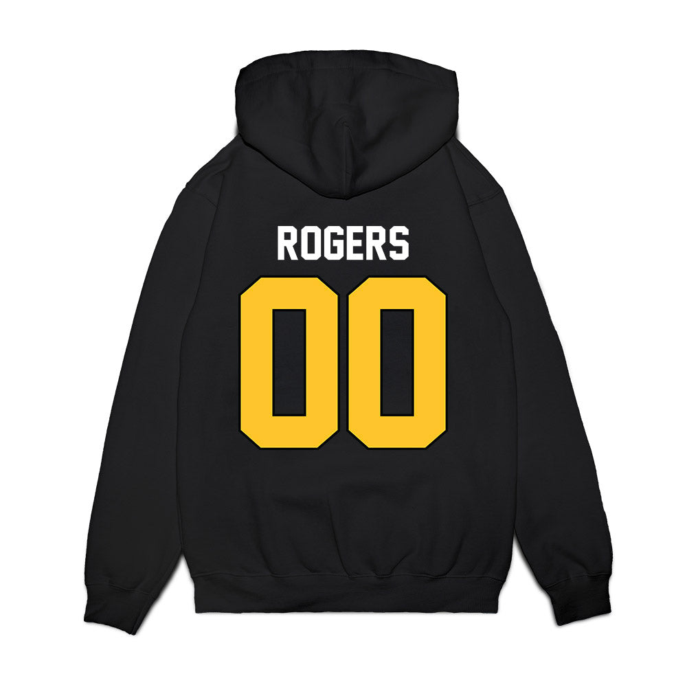 Ferris State - NCAA Football : Zephaniah Rogers - Vintage Helmet Premium Hooded Sweatshirt-1