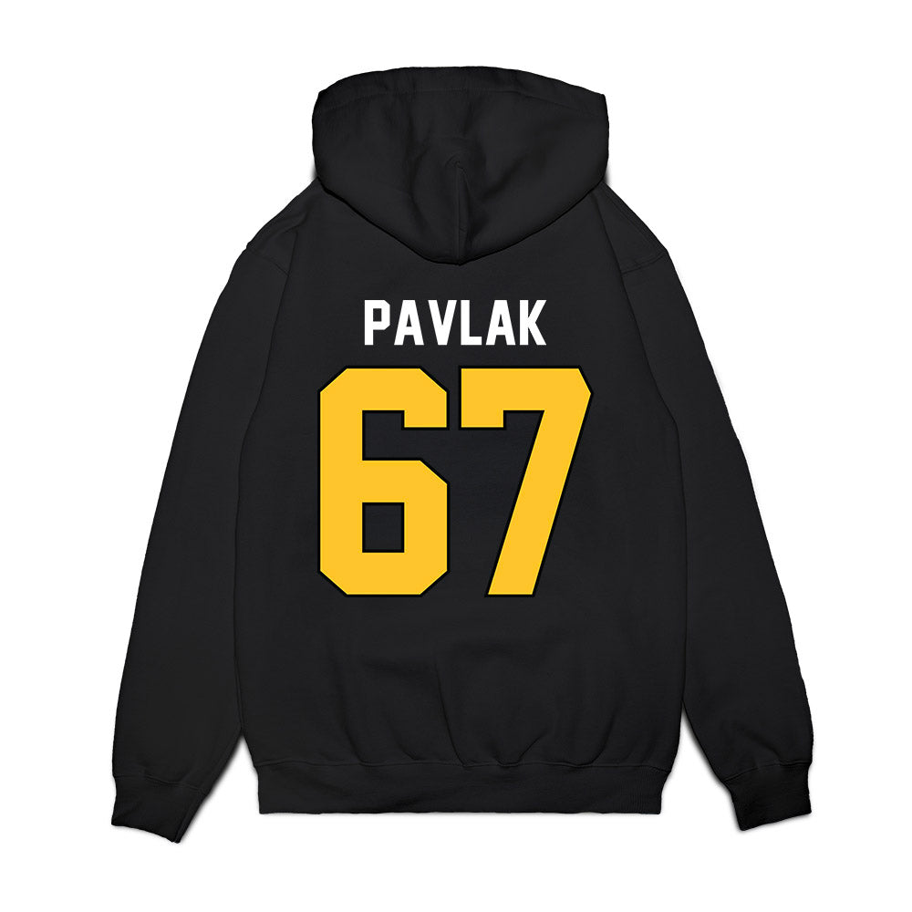 Ferris State - NCAA Football : Avery Pavlak - Vintage Helmet Premium Hooded Sweatshirt-1