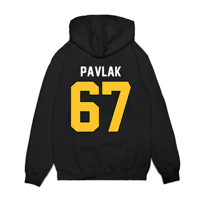 Ferris State - NCAA Football : Avery Pavlak - Vintage Helmet Premium Hooded Sweatshirt-1