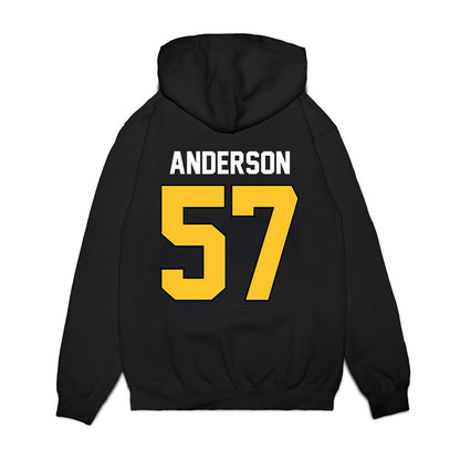 Ferris State - NCAA Football : Derek Anderson - Vintage Helmet Premium Hooded Sweatshirt-1