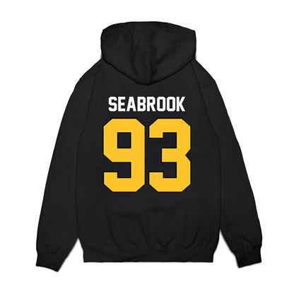 Ferris State - NCAA Football : Erick Seabrook - Vintage Helmet Premium Hooded Sweatshirt-1