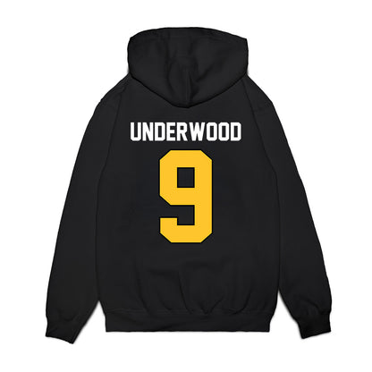 Ferris State - NCAA Football : Cam Underwood - Vintage Helmet Premium Hooded Sweatshirt-1
