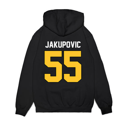 Ferris State - NCAA Football : Elmir Jakupovic - Vintage Helmet Premium Hooded Sweatshirt-1